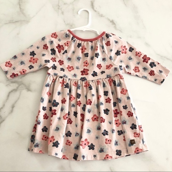 Tea Amai Swingy Babydoll Dress Floral Cotton Pink - Picture 4 of 7